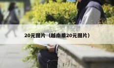 20元图片（越南盾20元图片）